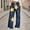 *Yellow, variant on ClodeEU Women's Denim Print Elastic Waist Wide Leg Pants ,Fashion Casual Jeans with Drawstring Yellow,Womens Plus S