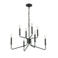 thumbnail image 2 of Millennium Lighting 98005 Senoia 5 Light 25" Wide Pillar Candle Style Chandelier - Nickel, 2 of 5