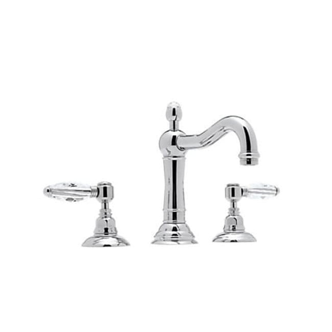 Rohl A1884XCIB Country Bath Tub Filler Faucet with Swarovski Crystal Cross  Handles, Inca Brass