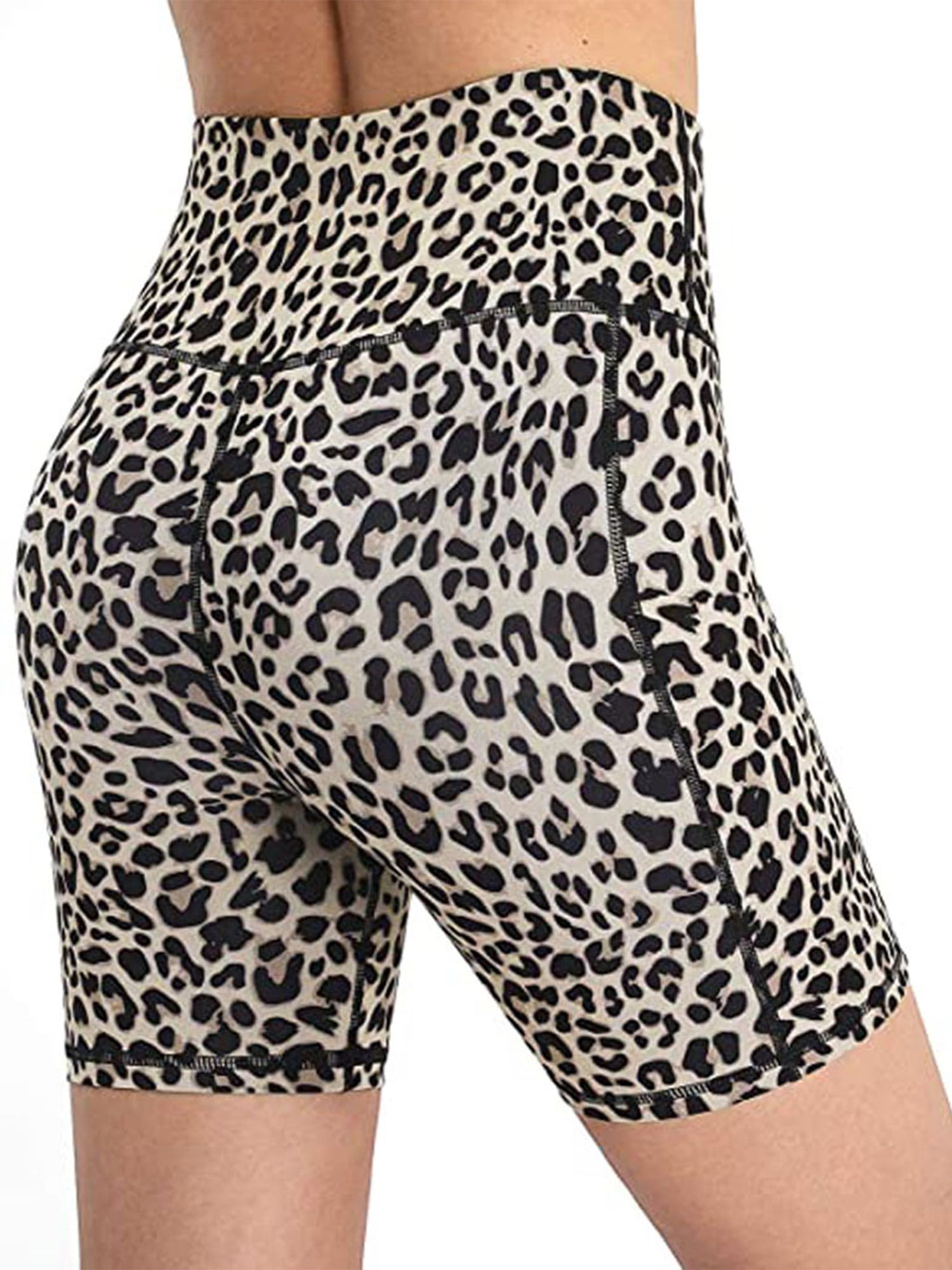 walmart leopard biker shorts
