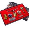 thumbnail image 1 of LLavero de Los Vengadores Infinity War de Marvel, guante de Thanos, guantelete del infinito, máscara de Iron Man, Hulk, Cosplay, regalo para niños, 1 of 4