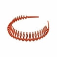thumbnail image 5 of SSKFHGI Plastic Teeth Headbands Wavy Headbands with Combs Nonslips Thin Hair Bands S5, 5 of 8