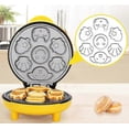 thumbnail image 4 of Animal Mini Waffle Maker, Making 7 Interesting Special-Shaped Pancakes, Automatic Power-Off Non-Stick Pan, Yellow, 4 of 5
