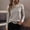 White, variant on Striped Sweater Women's Striped Sweater Crewneck Long Sleeve Knit Pullover Top