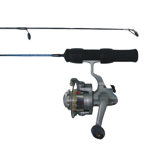 HT Enterprises Hardwater Ice Fishing Rod and Reel Combo 24'' Rod and