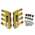 thumbnail image 4 of 1 paar Aluminum Motorcycle Accessories Front Mudguard Cover Decor Fits for Z750 - Golden, 165 x 77mm, 4 of 7