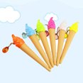 thumbnail image 2 of 24 bolígrafos de gel con forma de helado, creativos, de dibujos animados, para escribir, papelería, material escolar y de oficina para niños y adolescentes (color aleatorio de carcasa/recambio)., 2 of 7