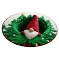 thumbnail image 2 of Gytml Christmas 3D Round Rug, With Patterns And Santa Quilted Round Mat Designs, Thick Decorative Area Rug For Living Room Indoor Holiday A 40cm, 2 of 4