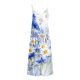 thumbnail image 4 of Vestido de Verano Casual sin Mangas Impreso Correa de Cuello en V Vestido de Sol Largo para las Mujeres, Vestido de Vacaciones Suelto, 4 of 5