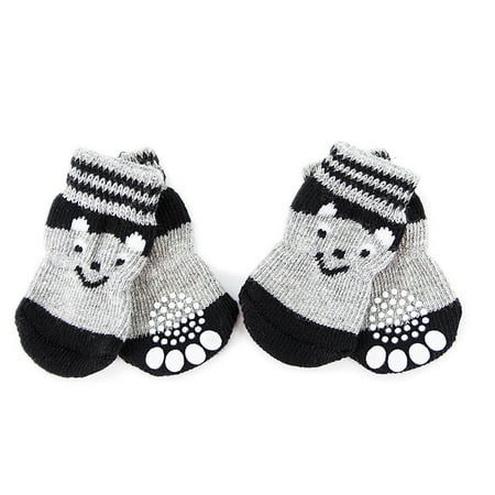 

Livesture Cat shoes warm socks Black S