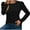 Black-83, variant on HTNBO Womens Dressy Casual Tops Crewneck Cute Long Sleeve Shirts Puff Sleeve Tunic Tops