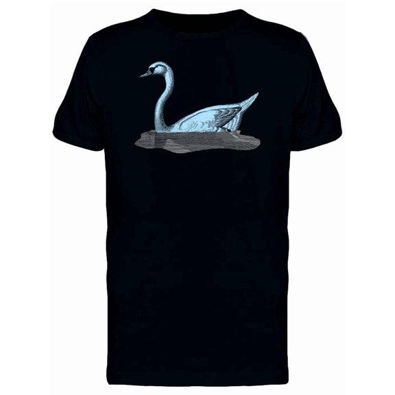 Grunge Vintage Swan Sketch Tee Men's -Image by Shutterstock