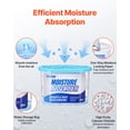 thumbnail image 6 of VEVOR Moisture Absorber Boxes, 10.8 oz Humidity Absorber Boxes(6 Packs), Fragrance Free Dehumidifier Attracts Extra Moisture from Your Bathroom, Closet, and Kitchen, 6 of 9
