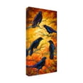 thumbnail image 3 of Trademark Fine Art Marion Rose Crows 9 Canvas Wall Art - 16x32, 3 of 5