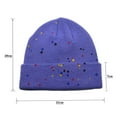 thumbnail image 2 of Tittly Winter Hats Beanie Knitted Hat Thick Soft Warm Thick Hat Without A Hood Suitable For Both Men And Women Hats Skull Caps Hats for Women A M, 2 of 3