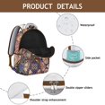 thumbnail image 4 of "Boho Chic Campus Essential - 17” Laptop Backpack, Tribal Pattern, Roomy & Lightweight, Perfect for Students & Professionals", 4 of 6