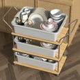 thumbnail image 5 of Tyminin 24 L Plastic Rectangle Utility Bus Box, Gray Restaurant Commercial Bus Tubs, 4 Pack, 5 of 7