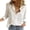 White, variant on Women Linen Shirts Casual Solid Color Button Lapel Blouses Shirt Summer Tops From Chuaidu