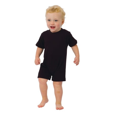 

Interlock Short Sleeve Romper-Mocha-6-12 m