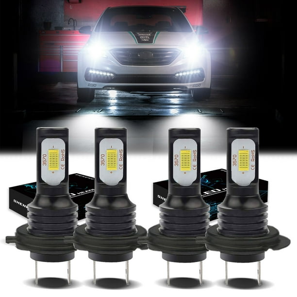 H7 Headlights for 20112014 Hyundai Sonata H7 LED High/Low Beam 6500K
