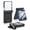 Black, variant on For Samsung Galaxy Z Flip 7 phone case, with built-in screen protector, supports wireless charging, shockproof and scratch-resistant slim case