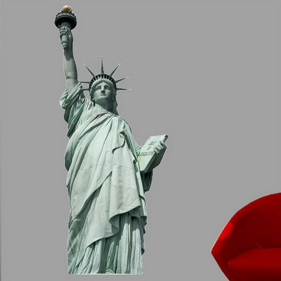 Wallhogs Statue of Liberty Cutout Wall Decal