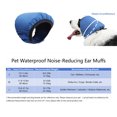 thumbnail image 2 of Waterproof Dog Ear Cover for Bathing Swimming Grooming Soft Padded Noise Reducing Pet Ear Protector Wrap with Adjustable Fit, 2 of 5