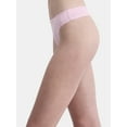 thumbnail image 3 of No Boundaries Micro Thong Panty with Mesh, Women’s and Women’s Plus, Sizes XS-XXXL, 3 of 3