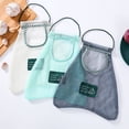 thumbnail image 1 of Bolsas de malla para guardar frutas y verduras, pack de 3 • Organizador colgante de frutas y verduras • Bolsas de cocina de poliéster transpirable, blancas, azules, grises • 12,2x11 pulgadas, 1 of 6