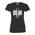 thumbnail image 1 of Womens Fist BLM Black Lives Matter Deluxe Soft T-Shirt, 1 of 1