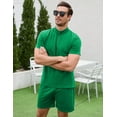 thumbnail image 6 of Men's 2 Pieces Outfits Casual T-Shirt and Shorts Set Athletic Jogging Summer Tracksuit, 6 of 9