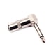 thumbnail image 1 of PTOOTP Conector de audio para guitarra, mono, macho, en ángulo recto, de 1/4" y 6,3 mm, 1 of 4
