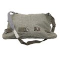 thumbnail image 2 of Swiss Crossbody Bag, Bike Bag, Messenger Bag, 100% Salt & Pepper Cotton Canvas, Carrying Strap, Made in Switzerland, Large, 2 of 2