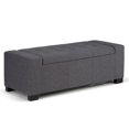 thumbnail image 1 of Kingfisher Lane Storage Bench in Gray, 1 of 6