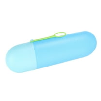 Portable Toothbrush Case Toothbrush Holders Plastic Dark Blue Light Blue 7.87"x2.36"x1.38"