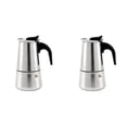 thumbnail image 1 of Cafetera Moka 2X Cafetera Espresso Latte Percoladora Estufa Cafetera Espresso Cafetera Italiana 100Ml, 1 of 8