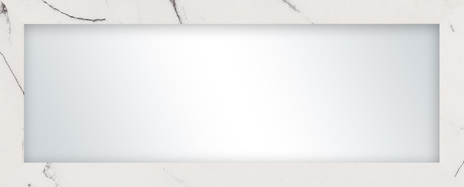 hometrends Panel Perfection Mirror, Marble look