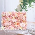 thumbnail image 2 of Paneles de seda, Fondo de fondo romántico floral decorativo de creativa para decoración de boda Fiesta en el hogar , Champán rosado, 2 of 8