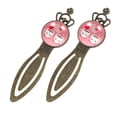 thumbnail image 2 of Valentine's Day Elegant Vintage Copper Crown-Shaped Bookmarks - Set of 2 Stainless Steel Book Markers, Reading Accessories, 2 of 5