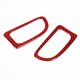 thumbnail image 1 of Pegatinas de ajuste de la cubierta del marco de salida de aire del pilar A de fibra de carbono suave rojo del coche compatibles con Corvette C7 2014-2019, 1 of 5