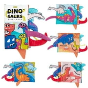 Beiens Baby Soft Books Touch and Feel Crinkle Toys for Babies Infants Toddlers Dinosaur Tails 1 Book