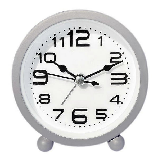 Alarm Clocks Bedside Silent Non Ticking Table Clock With Large Display