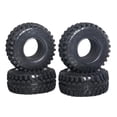 thumbnail image 2 of 4 Unidades Neumático de Llanta de Caucho para 1:10 RC RD90 SCX10 CC01 crawler Axial -4 reemplazos, 2 of 8