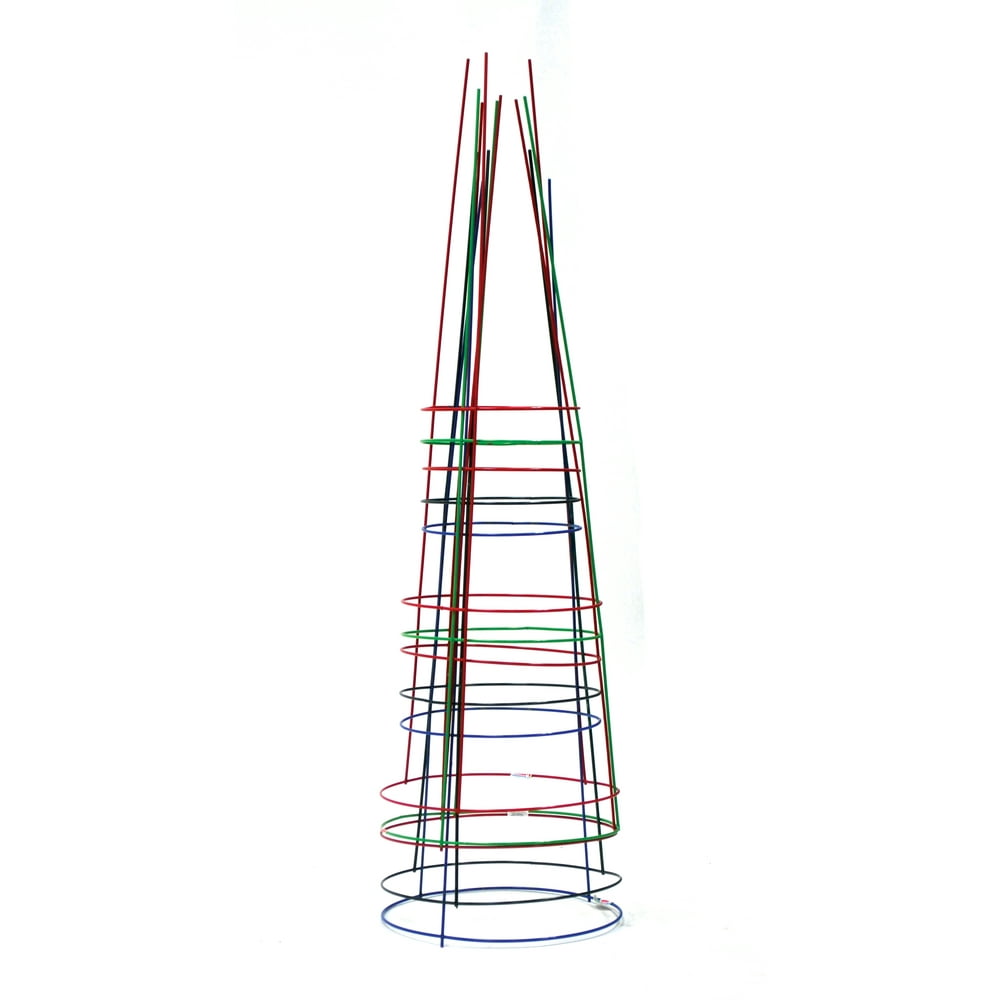 Glamos Wire 42" Steel Round Tomato Plant Cage with Heavy Duty (5 Pack)