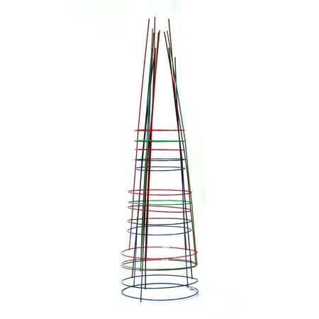 Glamos Wire 54" Steel Round Tomato Plant Cage with Heavy Duty (5 Pack)