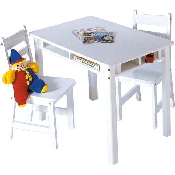 Lipper Childrens Rectangular Table and Chair Set