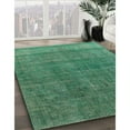 thumbnail image 2 of Ahgly Company Indoor Round Mid-Century Modern SeaGreen Oriental Area Rugs, 3' Round, 2 of 6