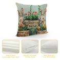 thumbnail image 4 of JEUXUS  Easter Carrots Lumbar Pillow Covers Spring Outdoor Porch Decor, Easter Bunny Vintage Lumbar Pillows Farmhouse Easter Decorations for Couch and Patio Furniture, 4 of 5