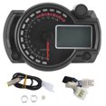 thumbnail image 1 of Velocímetro multifunción, tacómetro, odómetro, pantalla LCD de 15000rpm, indicador Universal para motocicleta Jadeshay A, 1 of 9