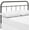 Brown, variant on Modway Serena Steel Metal Spindle Queen Headboard in Brown